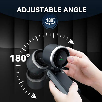 2025 Popular Portable Handheld Turbo Fan, 5 Gear Wind Hand Fan, Handheld Fan, Portable Mini Hand Fans, USB Rechargeable Turbo Fa